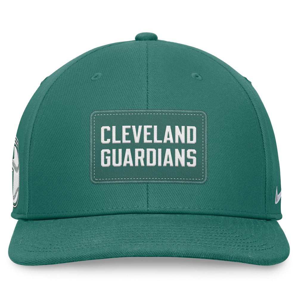 Cleveland Guardians Nike Bicoastal Pro Performance Snapback Hat - Green Hats