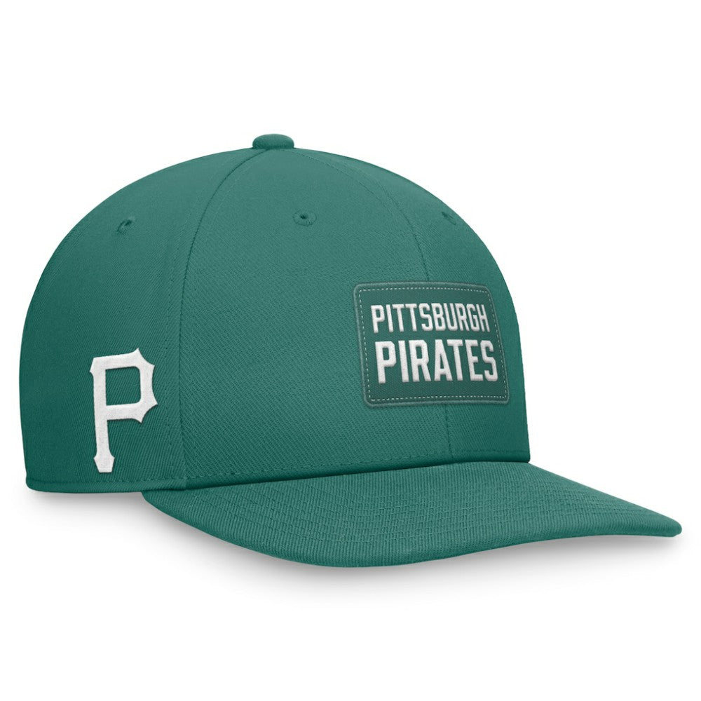 Pittsburgh Pirates Nike Bicoastal Pro Performance Snapback Hat - Green Hats