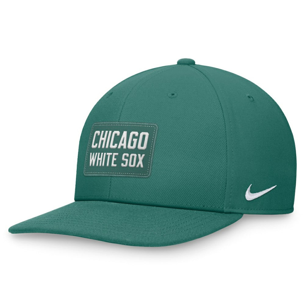 Chicago White Sox Nike Bicoastal Pro Performance Snapback Hat - Green Hats