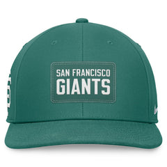 San Francisco Giants Nike Bicoastal Pro Performance Snapback Hat - Green Hats