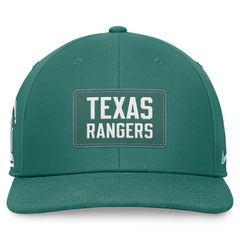 Texas Rangers Nike Bicoastal Pro Performance Snapback Hat - Green Hats