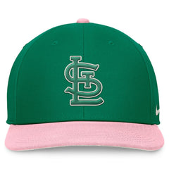 St. Louis Cardinals Nike Malachite Pro Performance Snapback Hat - Green/Pink Hats