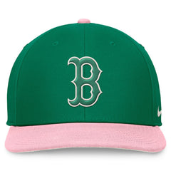 Boston Red Sox Nike Malachite Pro Performance Snapback Hat - Green/Pink Hats