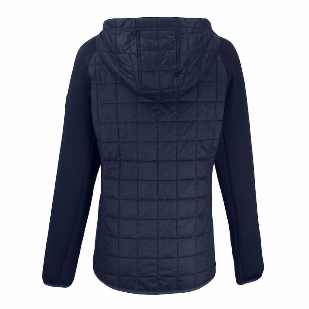 Los Angeles Dodgers Cutter & Buck Women's Cooperstown Collection Rainier Primaloft Eco Full-Zip Hybrid Jacket - Navy Jackets