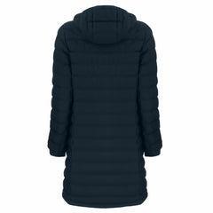 Milwaukee Brewers Cutter & Buck Women's Mission Ridge Repreve Eco Insulated Full-Zip Long Puffer Jacket - Navy Jackets