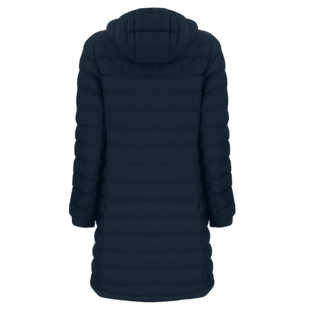 Chicago Cubs Cutter & Buck Women's City Connect Mission Ridge Repreve Eco Insulated Full-Zip Long Puffer Jacket - Navy Jackets
