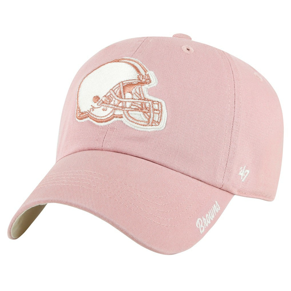 Cleveland Browns '47 Women's Ballpark Cheer Dusty Rose Clean Up Adjustable Hat - Pink Hats