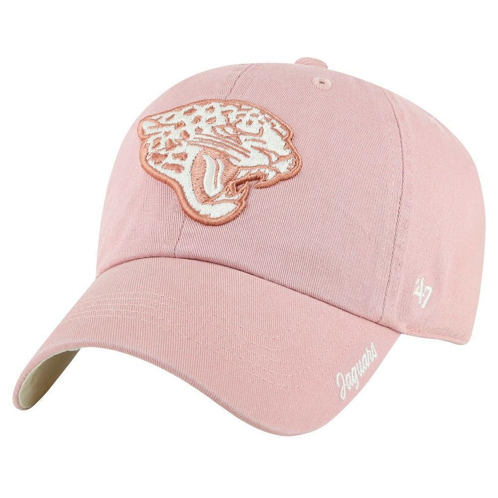 Jacksonville Jaguars '47 Women's Ballpark Cheer Dusty Rose Clean Up Adjustable Hat - Pink Hats
