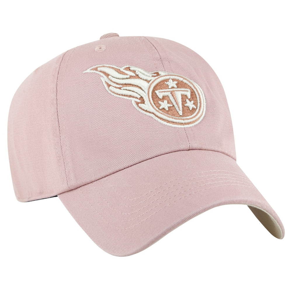 Tennessee Titans '47 Women's Ballpark Cheer Dusty Rose Clean Up Adjustable Hat - Pink Hats