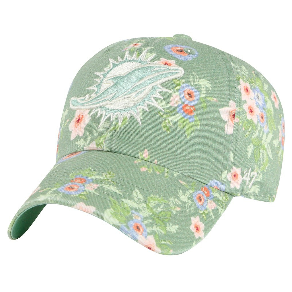 Miami Dolphins '47 Women's Meadow Garden Clean Up Adjustable Hat - Green Hats