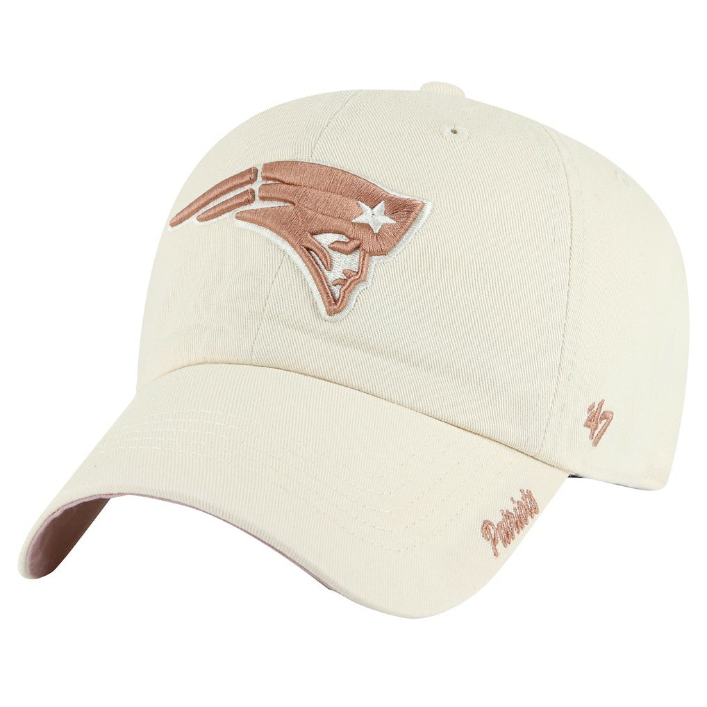 New England Patriots '47 Women's Ballpark Cheer Clean Up Adjustable Hat - Natural Hats