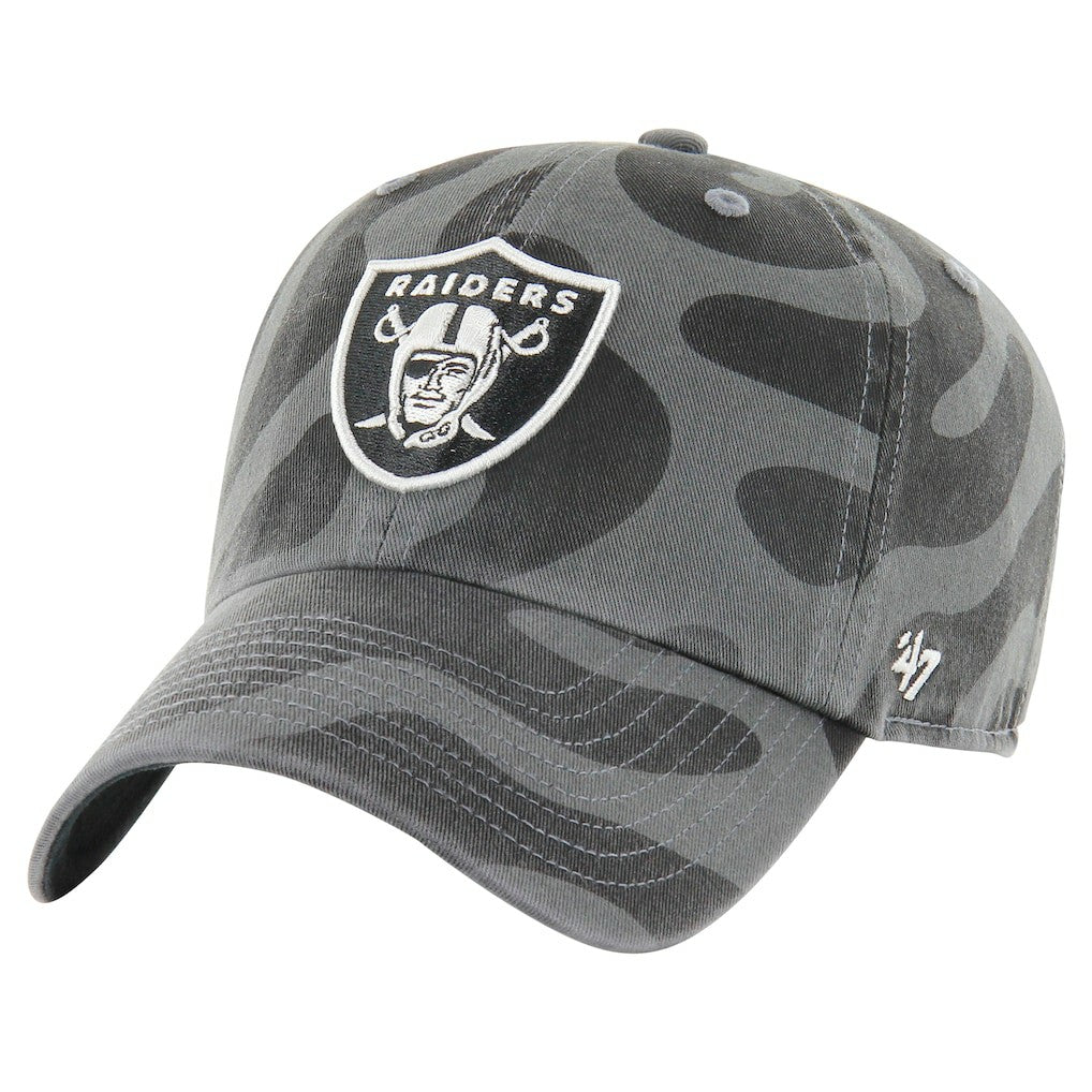 Las Vegas Raiders '47 Women's Freeform Clean Up Adjustable Hat - Charcoal Hats