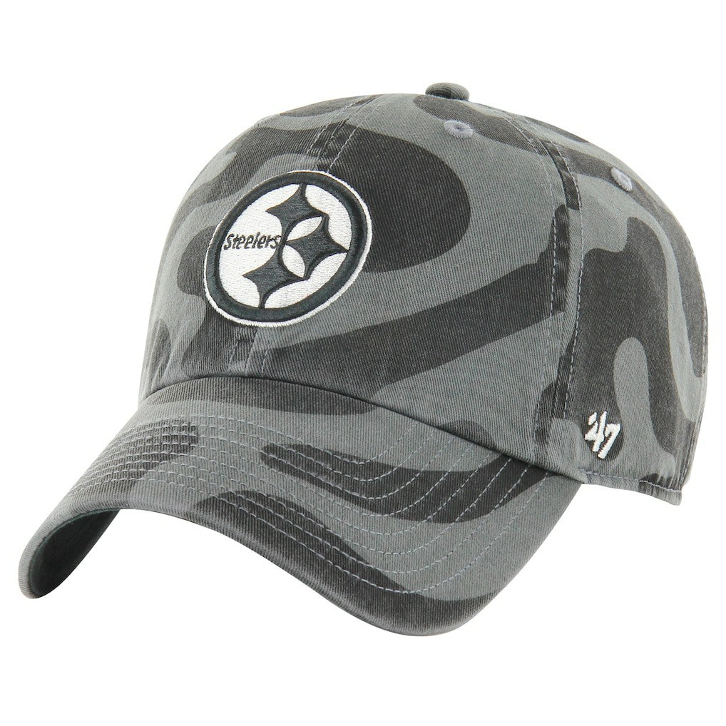 Pittsburgh Steelers '47 Women's Freeform Clean Up Adjustable Hat - Charcoal Hats