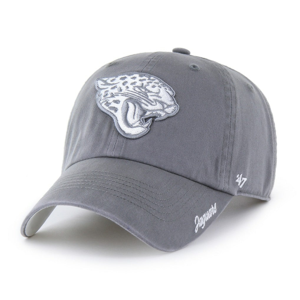 Jacksonville Jaguars '47 Women's Luminance Cheer Clean Up Adjustable Hat - Gray Hats