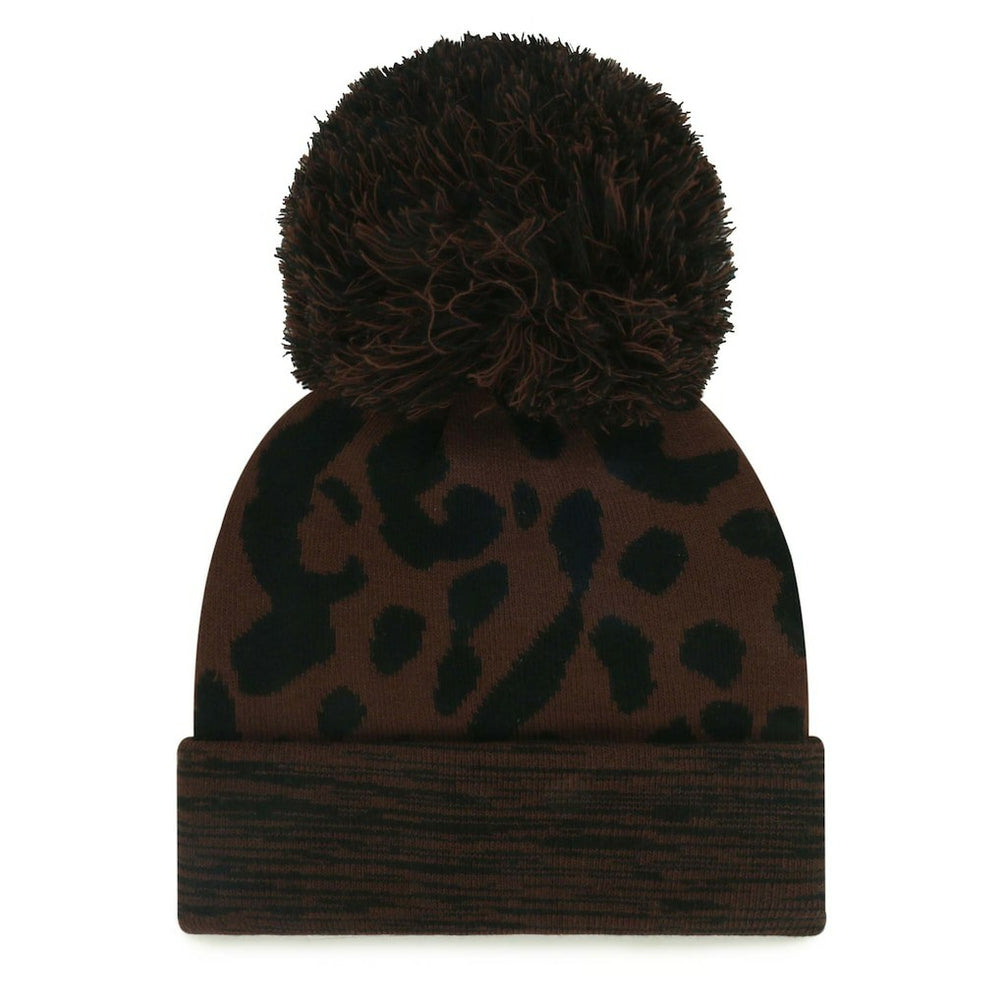 Jacksonville Jaguars '47 Women's Cacao Cuffed Knit Hat with Pom - Brown Hats
