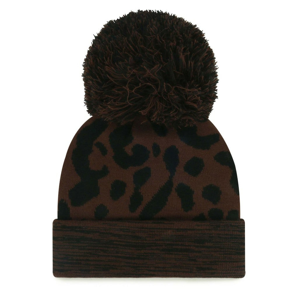 Minnesota Vikings '47 Women's Cacao Cuffed Knit Hat with Pom - Brown Hats