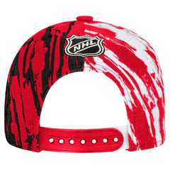 Chicago Blackhawks Youth Propel Flat Brim Snapback Hat - Red | US 200973262