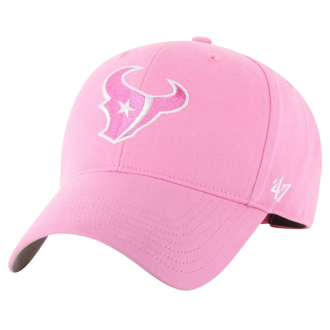 Houston Texans '47 Girls Youth Rose MVP Adjustable Hat - Pink Hats