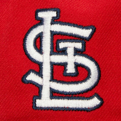 St. Louis Cardinals Mitchell & Ness Team Tagged Snapback Hat - Red Hats