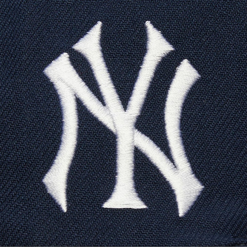 New York Yankees Mitchell & Ness Team Tagged Snapback Hat - Navy Hats