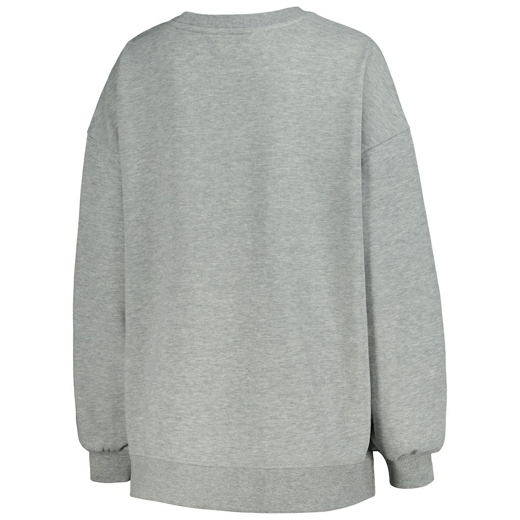 Cincinnati Bengals DKNY Sport Women's Penelope Pullover Sweatshirt - Heather Charcoal Pullover