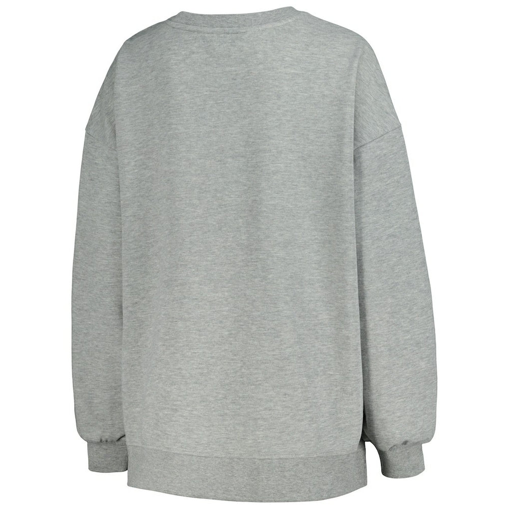 Cincinnati Bengals DKNY Sport Women's Penelope Pullover Sweatshirt - Heather Charcoal Pullover