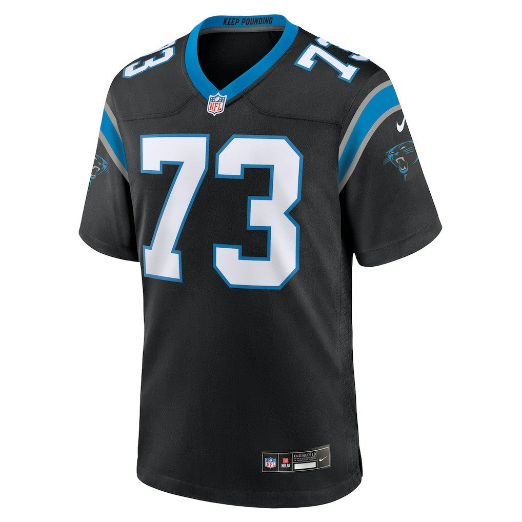 Rashard Lawrence Carolina Panthers Game Jersey - Black Jerseys