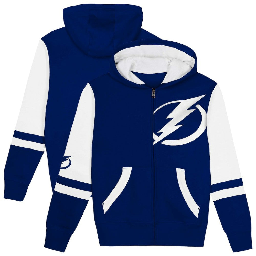 Tampa Bay Lightning Preschool Face Off Full-Zip Hoodie - Blue | US 200983897