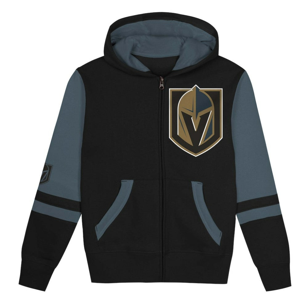Vegas Golden Knights Preschool Face Off Full-Zip Hoodie - Black | US 200983919