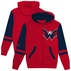 Washington Capitals Preschool Face Off Full-Zip Hoodie - Red | US 200983927