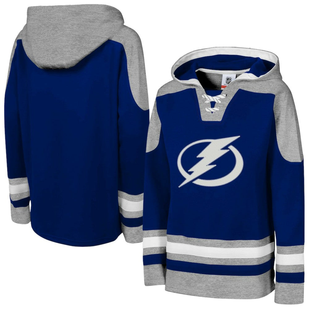 Tampa Bay Lightning Youth Ageless Must Have Home V-Neck Pullover Hoodie - Blue | US 200983929