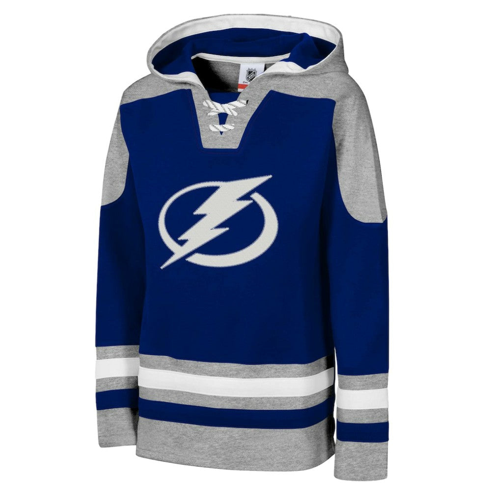 Tampa Bay Lightning Youth Ageless Must Have Home V-Neck Pullover Hoodie - Blue | US 200983929