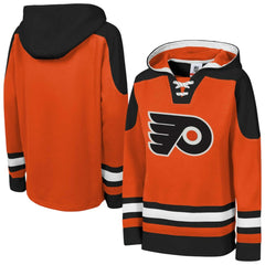 Philadelphia Flyers Youth Ageless Must Have Home V-Neck Pullover Hoodie - Orange | US 200983934