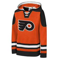 Philadelphia Flyers Youth Ageless Must Have Home V-Neck Pullover Hoodie - Orange | US 200983934