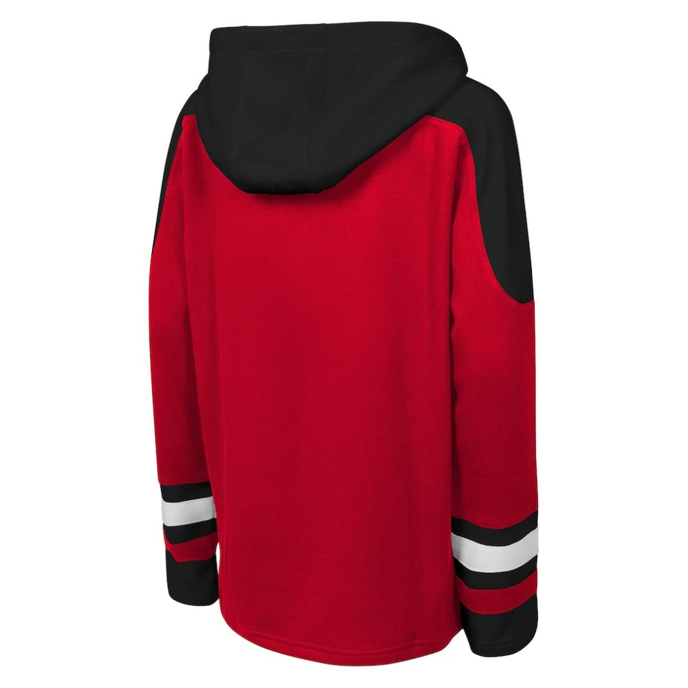 New Jersey Devils Youth Ageless Must Have Home V-Neck Pullover Hoodie - Red | US 200983946