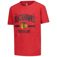 Chicago Blackhawks Youth Sure Short T-Shirt - Red | US 200984144
