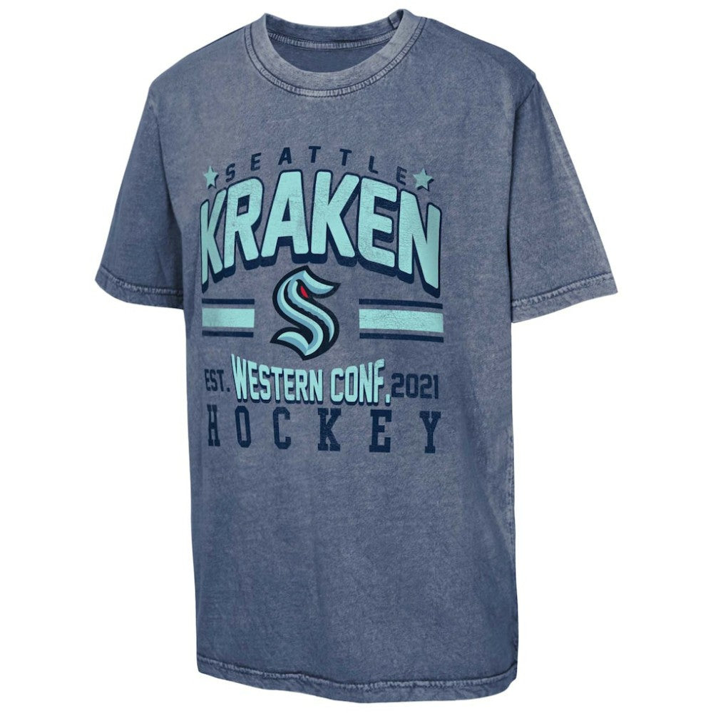 Seattle Kraken Youth Sure Short T-Shirt - Navy | US 200984168
