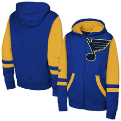 St. Louis Blues Youth Face Off Full-Zip Hoodie - Blue | US 200984207