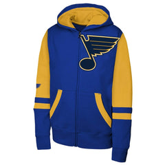 St. Louis Blues Youth Face Off Full-Zip Hoodie - Blue | US 200984207