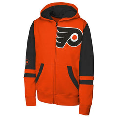 Philadelphia Flyers Youth Face Off Full-Zip Hoodie - Orange | US 200984229