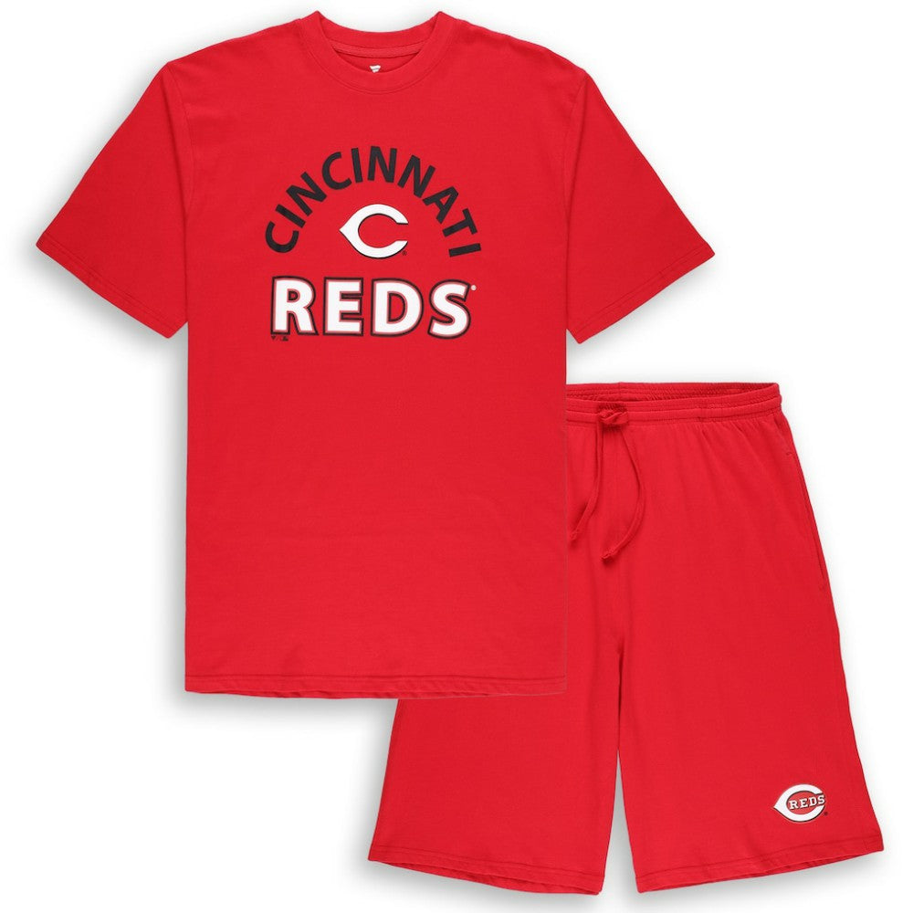 Cincinnati Reds Profile Big & Tall T-Shirt & Shorts Combo Set Shorts