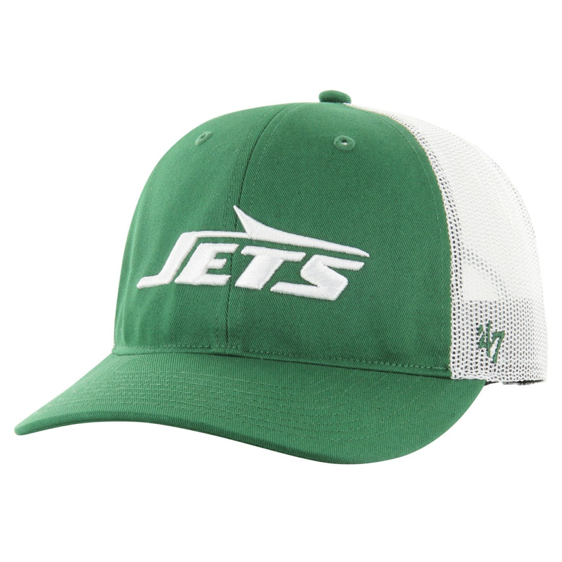 New York Jets '47 Youth Trucker Adjustable Hat - Green/White Hats