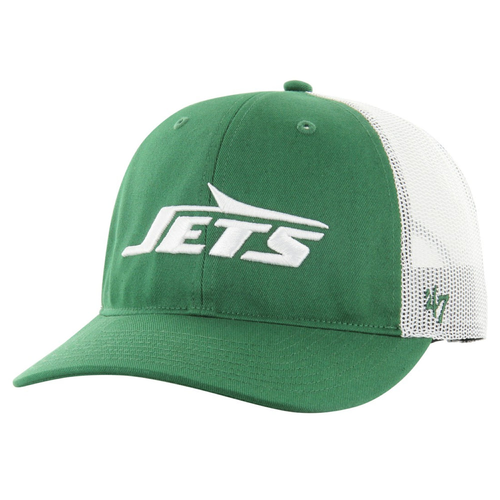 New York Jets '47 Youth Trucker Adjustable Hat - Green/White Hats