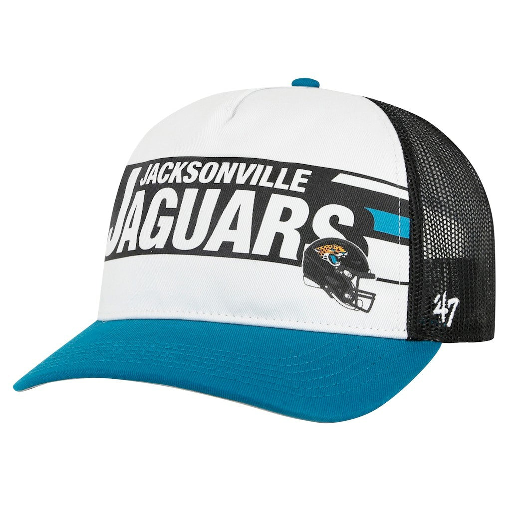 Jacksonville Jaguars '47 Youth Trucker Adjustable Hat - White/Teal Hats