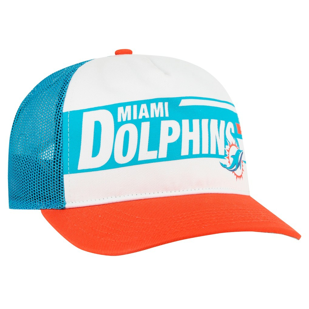 Miami Dolphins '47 Youth Trucker Adjustable Hat - White/Orange Hats