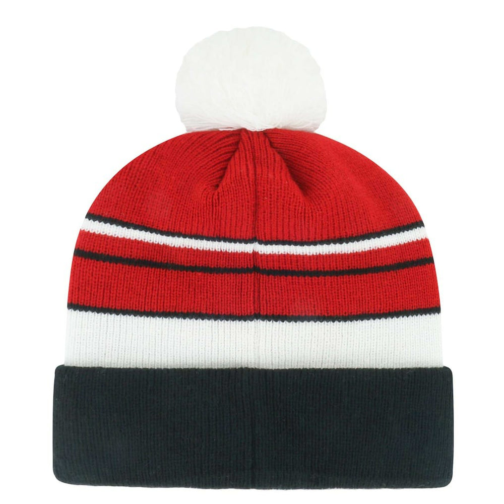 San Francisco 49ers '47 Youth Peewee Cuffed Knit Hat with Pom - Scarlet/Black Hats