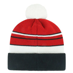 San Francisco 49ers '47 Youth Peewee Cuffed Knit Hat with Pom - Scarlet/Black Hats