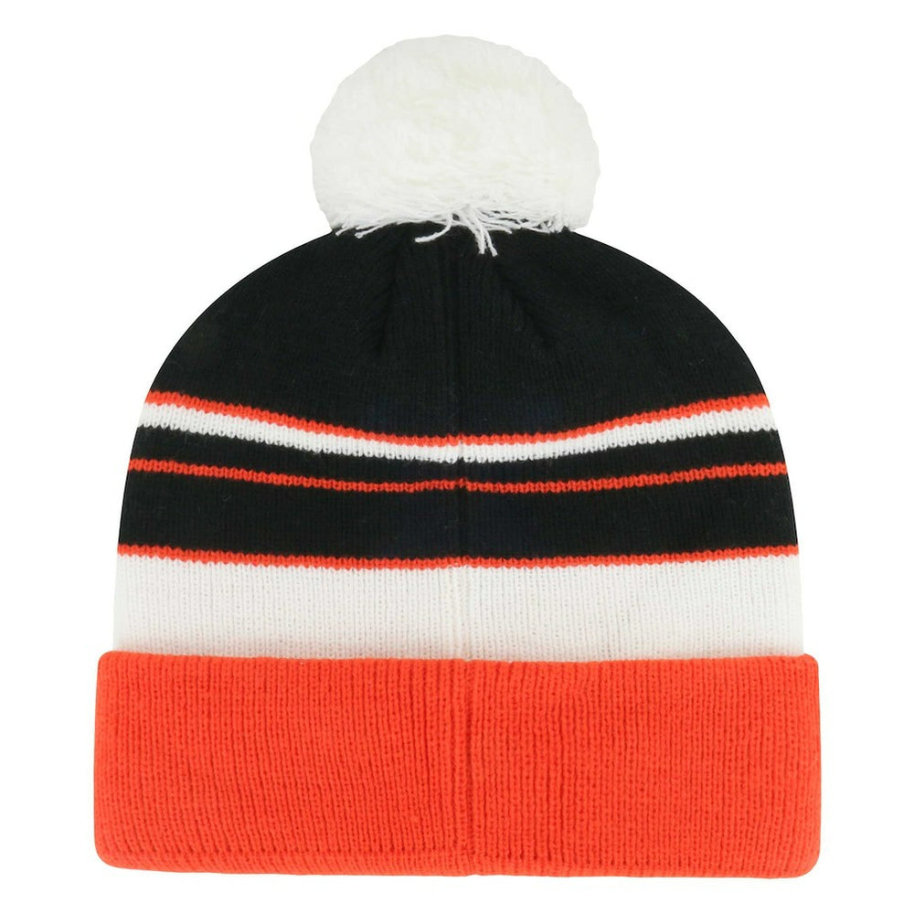 Cincinnati Bengals '47 Youth Peewee Cuffed Knit Hat with Pom - Black/Orange Hats