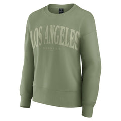 Los Angeles Dodgers Fanatics Women's Elements Flow Pullover Sweatshirt - Green Pullover