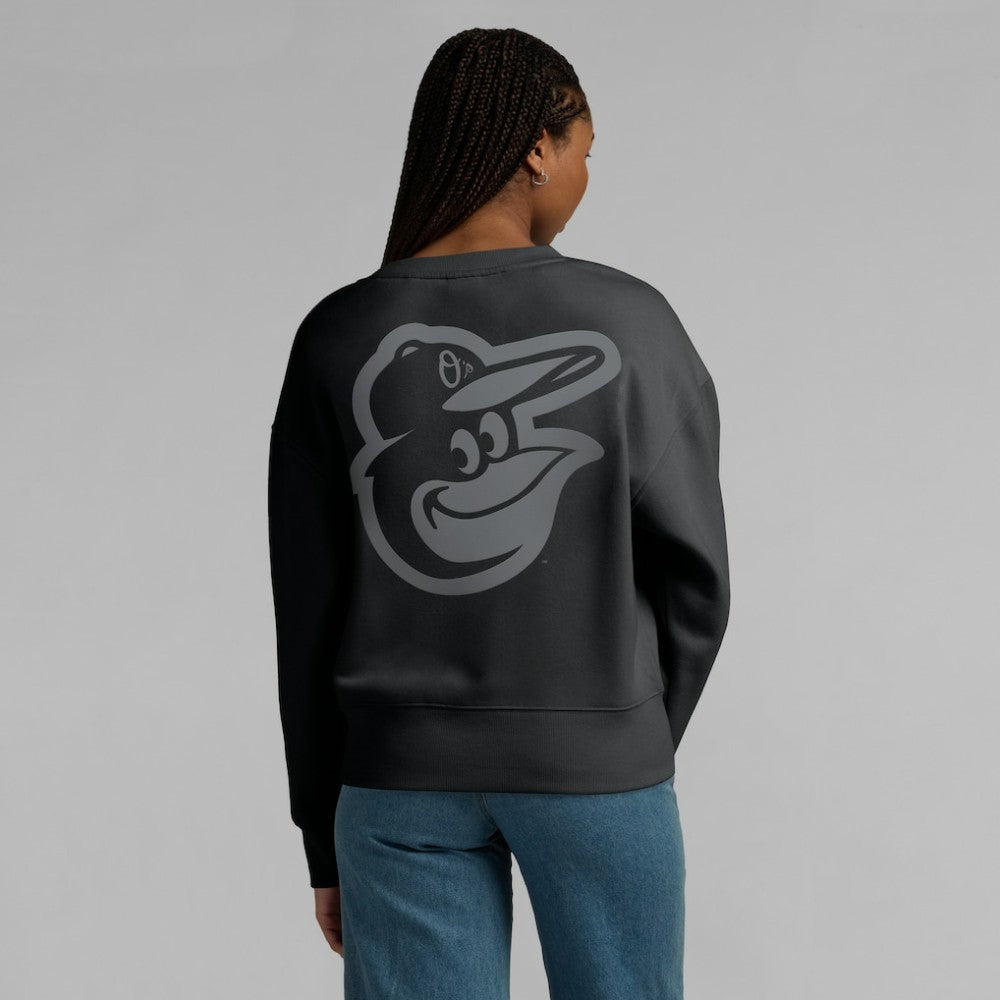 Baltimore Orioles Fanatics Women's Elements Flow Pullover Sweatshirt - Black Pullover